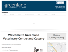 Tablet Screenshot of greenlanevets.co.nz