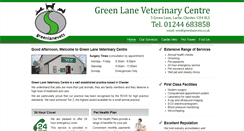 Desktop Screenshot of greenlanevets.co.uk